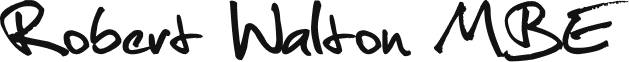 Robert Walton MBE signature